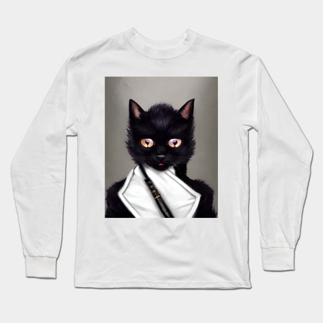 Krazy Kat Long Sleeve T-Shirt by Bizaire